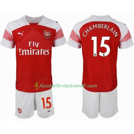 Fußballtrikots Arsenal CHAMBERLAIN 15 Kinder 2018-2019 Kurzarm Heimtrikotsatz kaufen